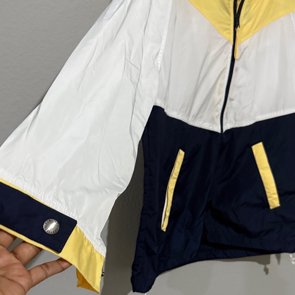 Penfield Yellow and Navy Utility Jacket rain jacket wind breaker - Picture 3 of 11